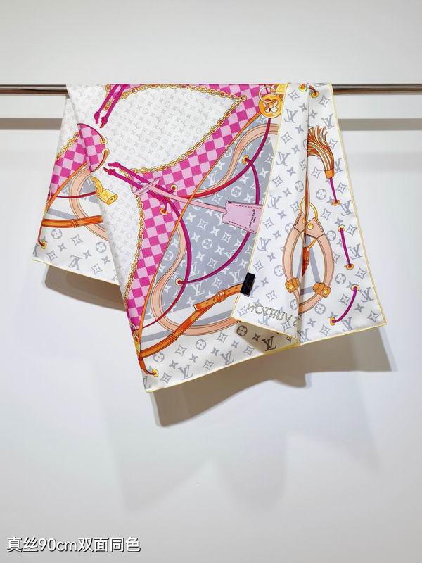 LV silk scarf 90X90cm E0508194